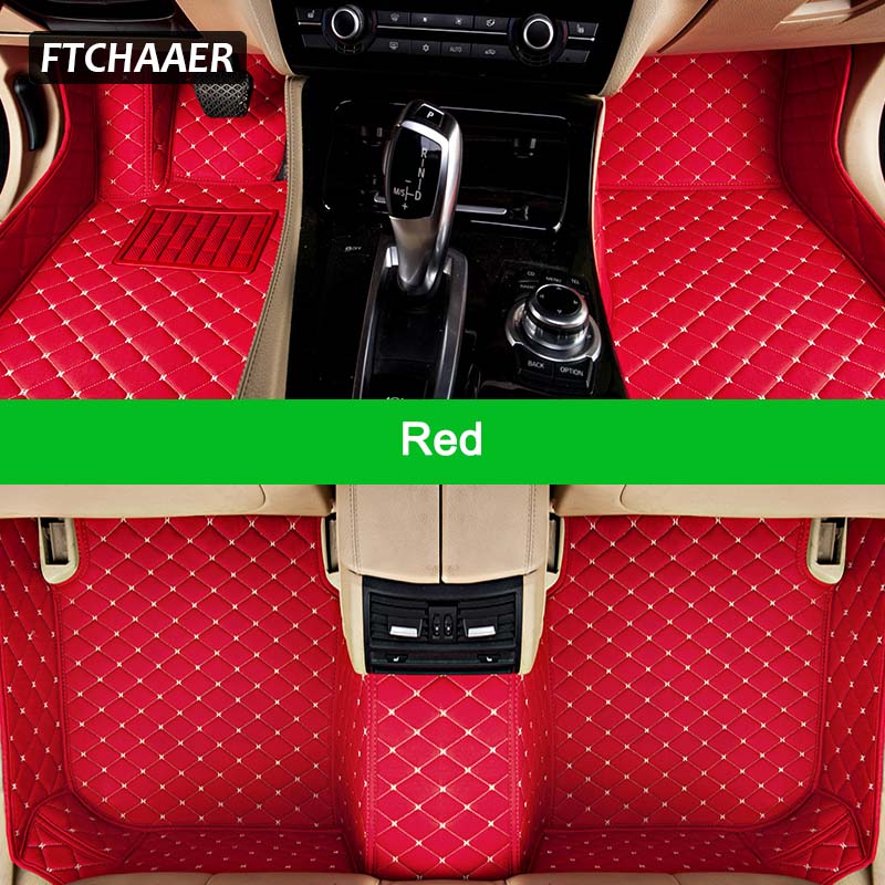 FTCHAAER Custom Car Floor Mats For BMW 3er E90 2005-2013 316-335 Auto Carpets Foot Coche Accessorie
