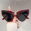 Oversized Cat Eye Sunglasses Women Stylish Butterfly Shaped Gradient Shades Ins Trendy Luxury Brand Design Sun Glasses