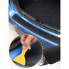 100cm Car Trunk Door Sill Plate Protector Rear Bumper Rubber Strip Pad Mouldings Cover Styling Guard Scraper Car
