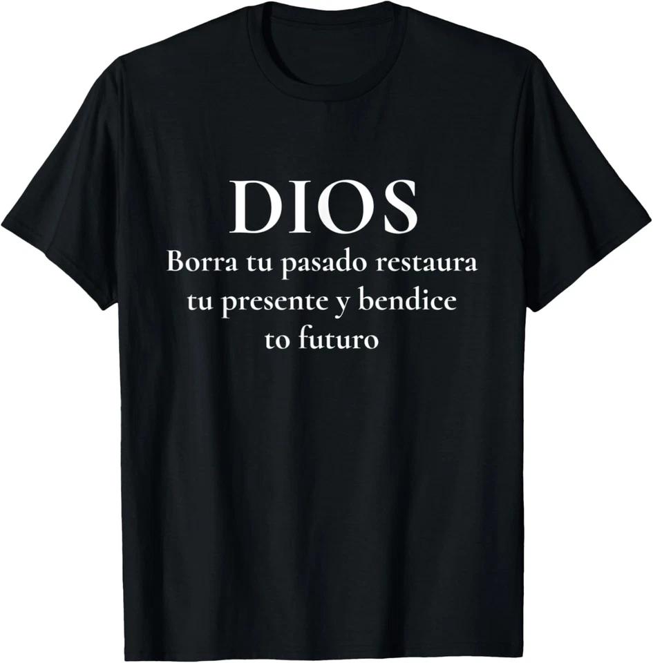 Spanish Christian Quote T-shirt Gift for Friends & Family XL