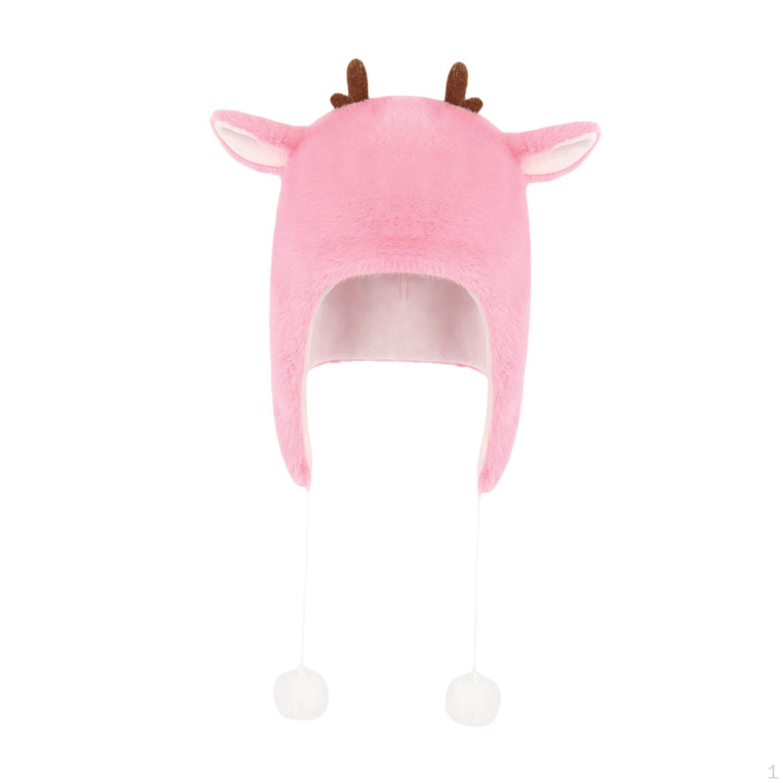 

Рождественская шляпа для косплея, шапка для фестиваля, вечеринка, сценическое представление розовый