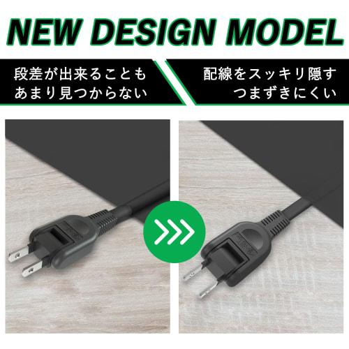 FUMITAKE Extension Cord 3m Long 15A 125V White Black RoHS Compliant PSE Certified Flame Retardant PVC Cold Resistant Heat Resistant Extension Cable Hi