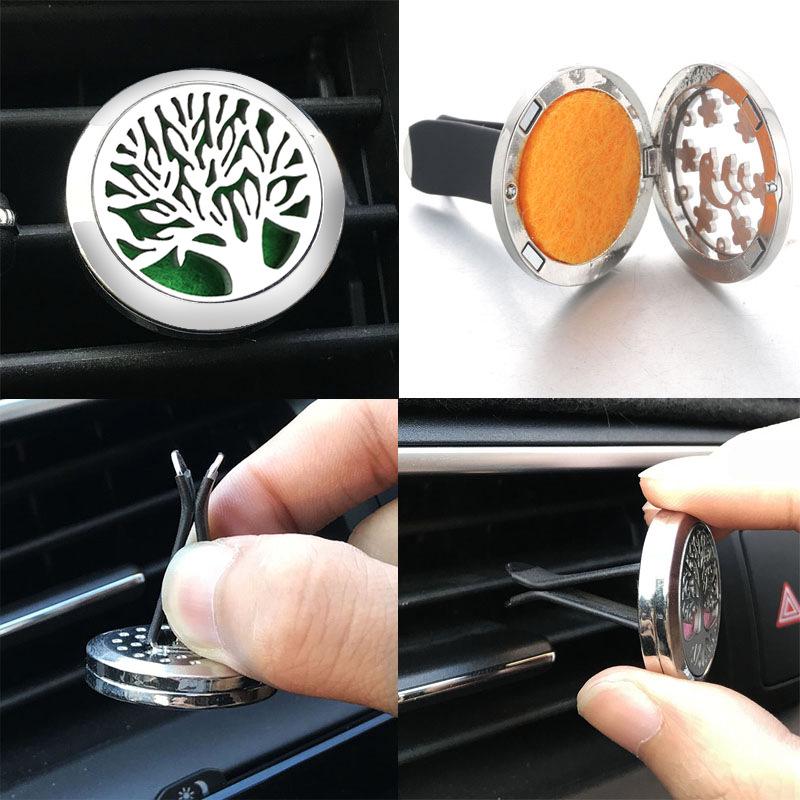 Popular Car Air Freshener Vent Clip: Octopus, Heart, Snowflake Design Essential Oil Diffuser