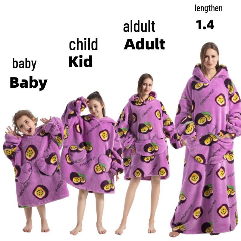 Herbst/Winter Übergröße Kapuzen-Decke - Unisex, Warm, Lockere Passform für Paare