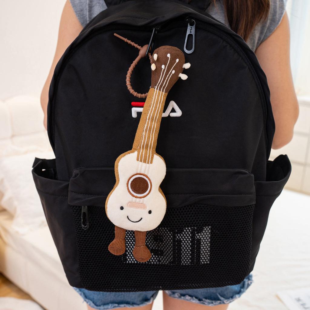 Animal Guitar Plush Toy Keychain For Collectors And Kids With Soft Pp Cotton Material