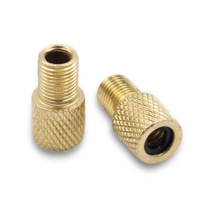 Presta To Schrader Valve Adapter for Easy Inflation - Compatible with Giant Road and French Style Mountain Bikes