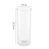 Shangqi Kreatives Transparentes Gestreiftes Blumenvase Set