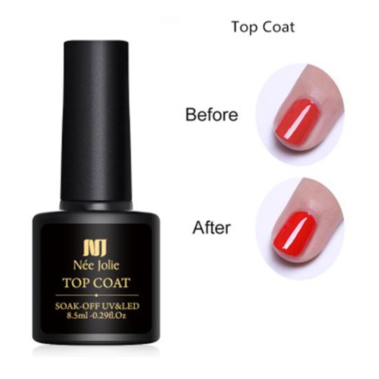 Long-lasting Fast Drying Soak Off UV Top Base Coat Nail Gel Polish Lacquer Decor