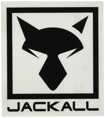 JACKALL JK Cutting Sticker Square L Black