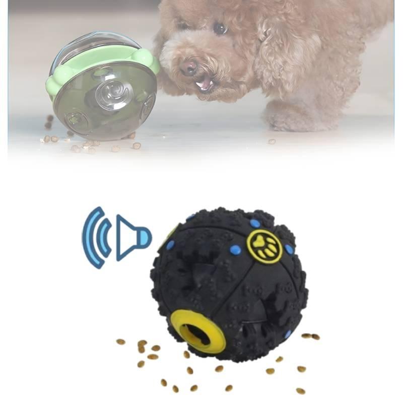 Toy Called Pet Leaky Food Ball Fun Play Plastic Gnawing Teeth Grinding Cleaning