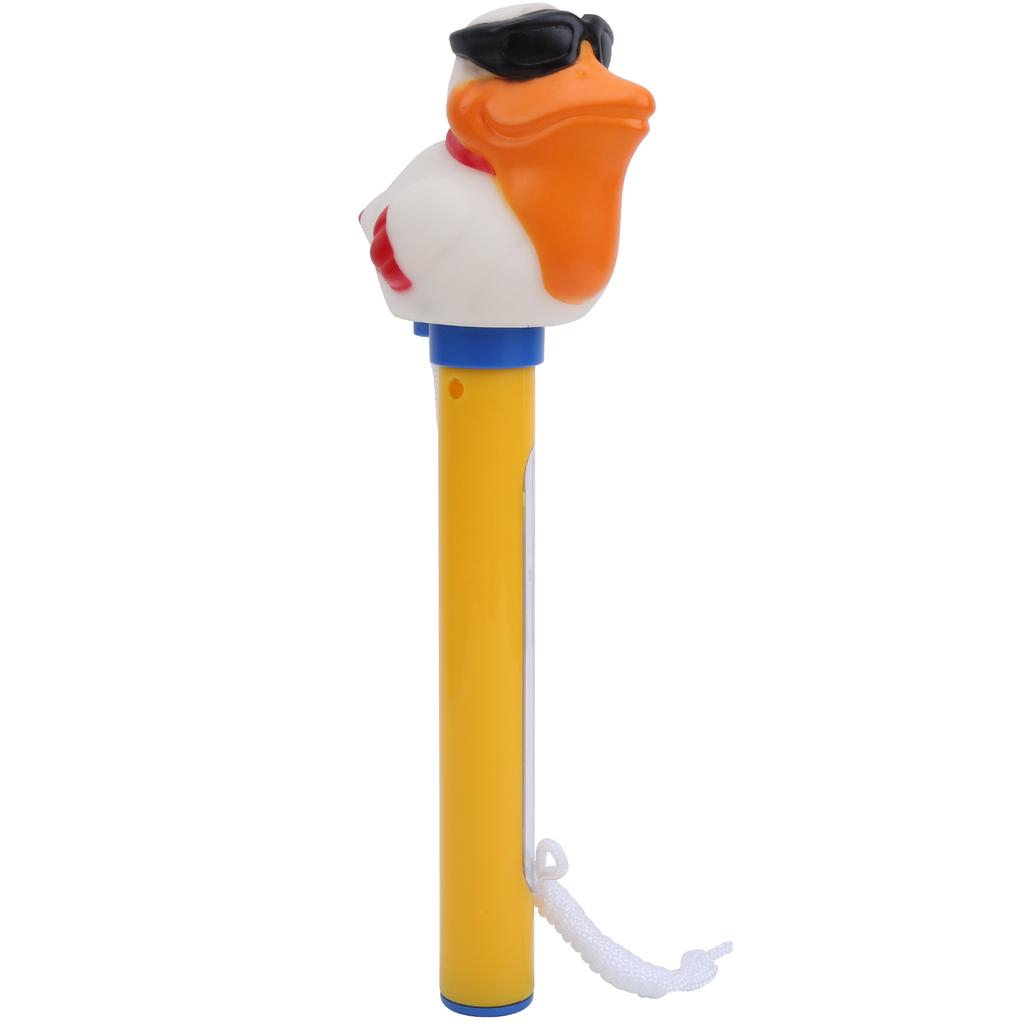 Tierform Schwimmendes Schwimmbadthermometer Badewassertemperaturmesser mit Schnur