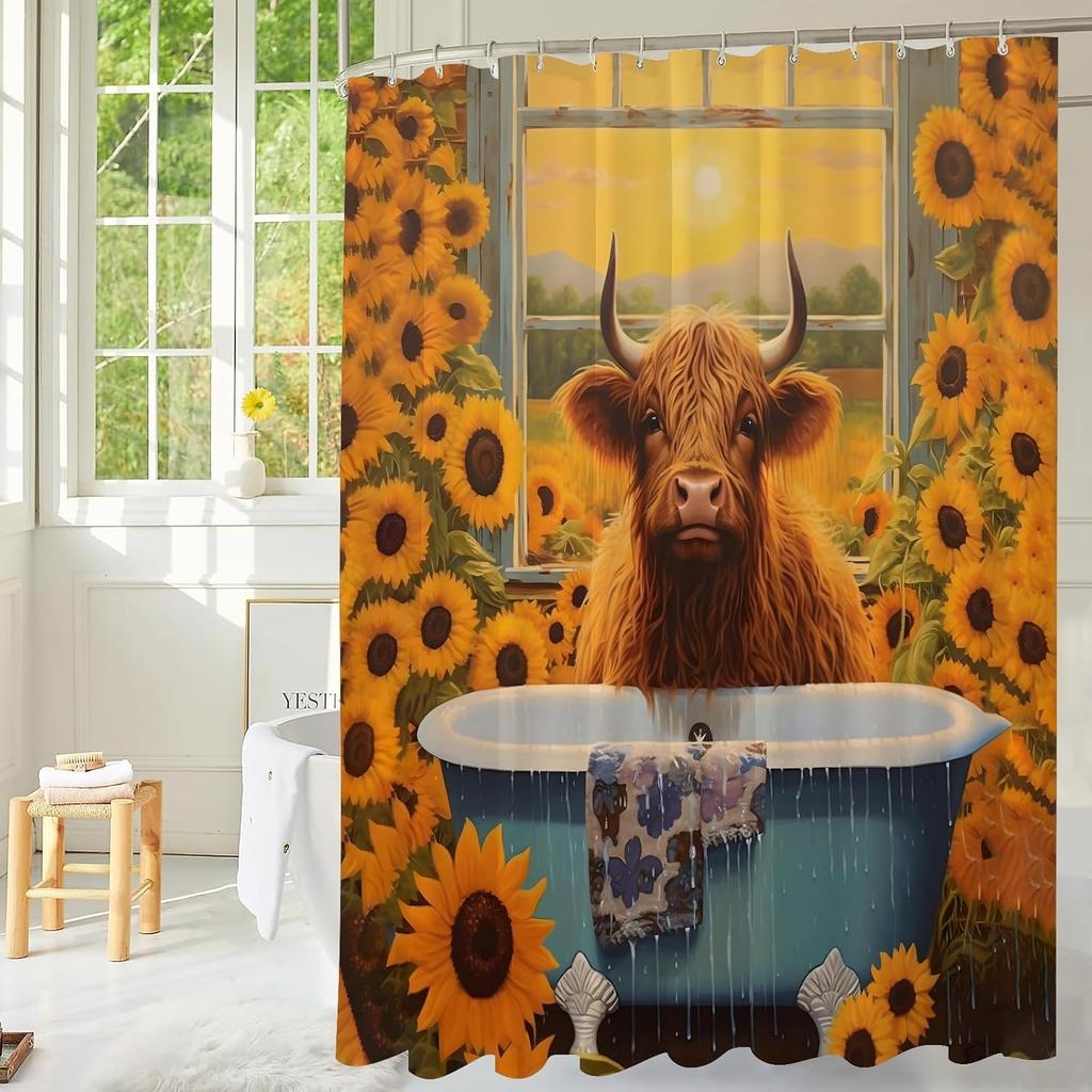 Funny Dogs Playing Poker Shower Curtain,Vintage Dog Art Waterproof Polyester Fabric Bath Curtain,Humorous Bathroom Decor for