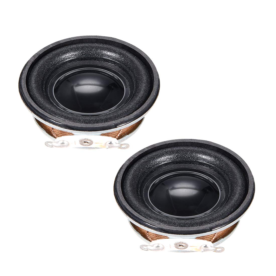 

uxcell Audio DIY Rated Power 40mm Speakers, Compatible, 3W, 4Ohm, Diameter, 2-Pack