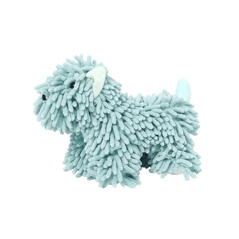 

Multifunctional Cartoon Puppy Chenille Plush Toy and Absorbent Hand Towel 26x20x13 cm