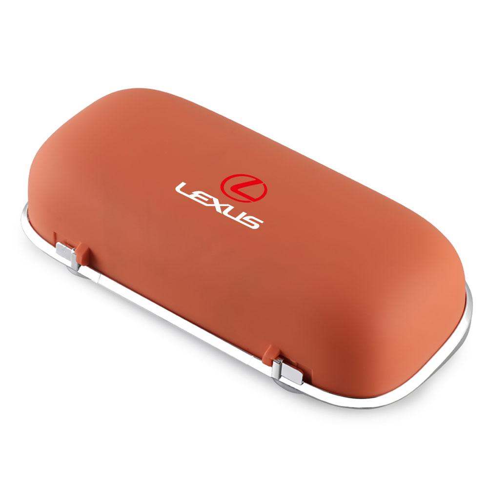 ABS Car Eyeglass Storage Box Visor Sunglasses Bank Card Ticket Clip For Lexus CT200h NX300h RX300 RX330 EX300h F Sport IS RX NX
