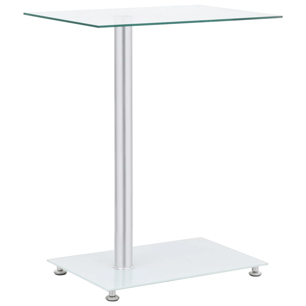 Table d'appoint en forme U  45x30x58 cm Verre trempé