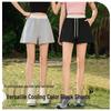 Warrior Women's High-Waist Contrast Color Summer Sports Shorts