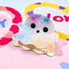 Halloween Colorful Ghost Hair Claw Cute Unique Hair Clip Practical Daily Hair Accessory for Decorating Hairstyles