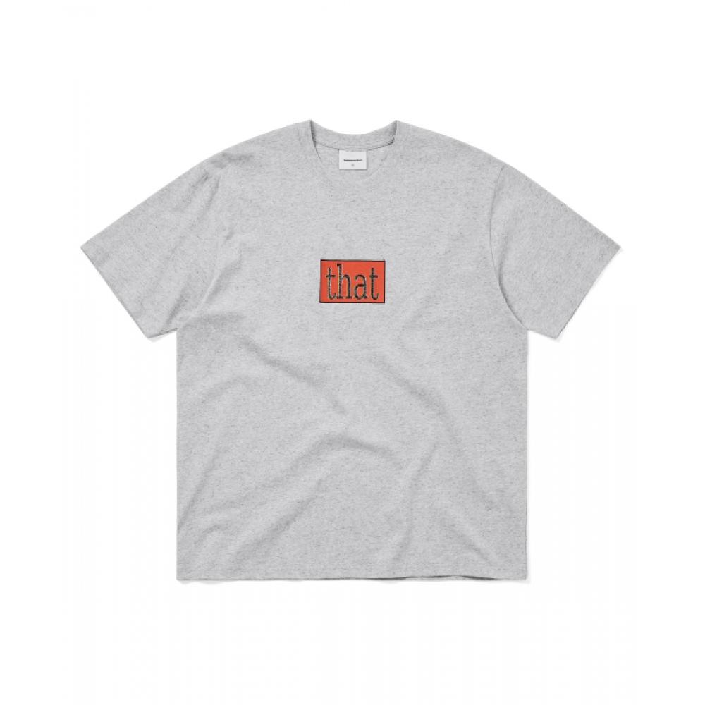 ThisisneverThat That Glitched Logo Tee Heather Grey XL 4970₽