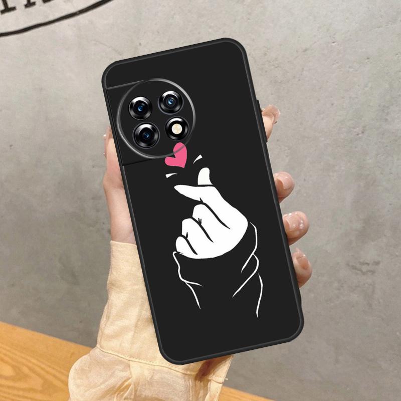 Love On The Finger Kpop Hülle Für OnePlus Nord 5 CE 2 3 4 Lite N20 N30 OnePlus 15 13 12 11 13T 10T 12R 13R 15R Abdeckung