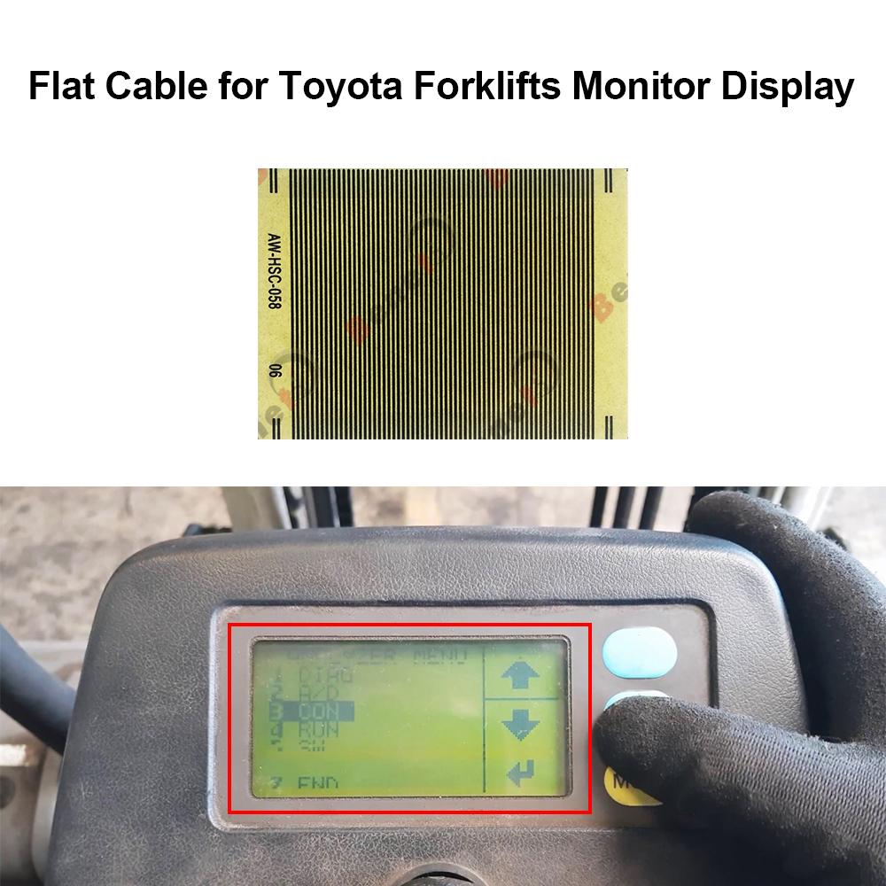 Flat Cable for Toyota Forklifts 6FB10/6FB15/6FB20 Monitor Display