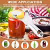 Handheld Mason Jar Opener Easy Twist Jar Lid Opener Canning Lid Remover Various Lids