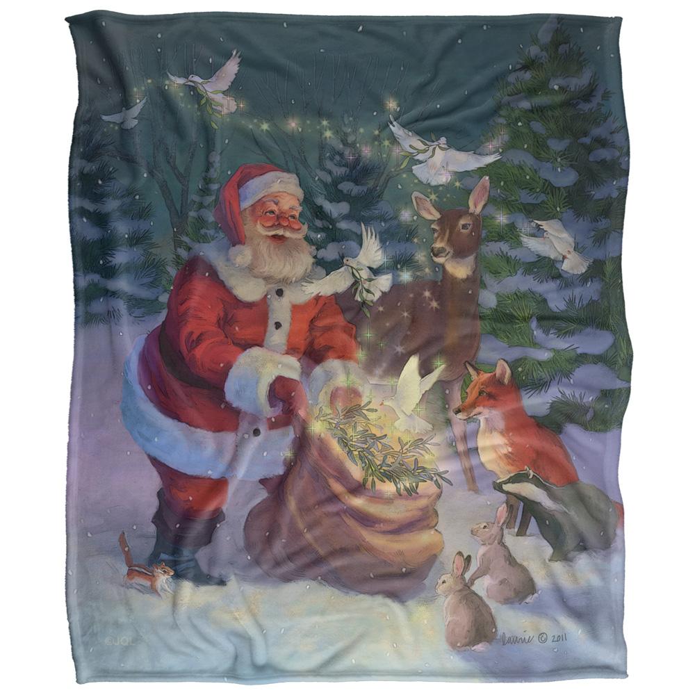 JQ Licensing Silky Gifts Christmas Supersoft Blanket