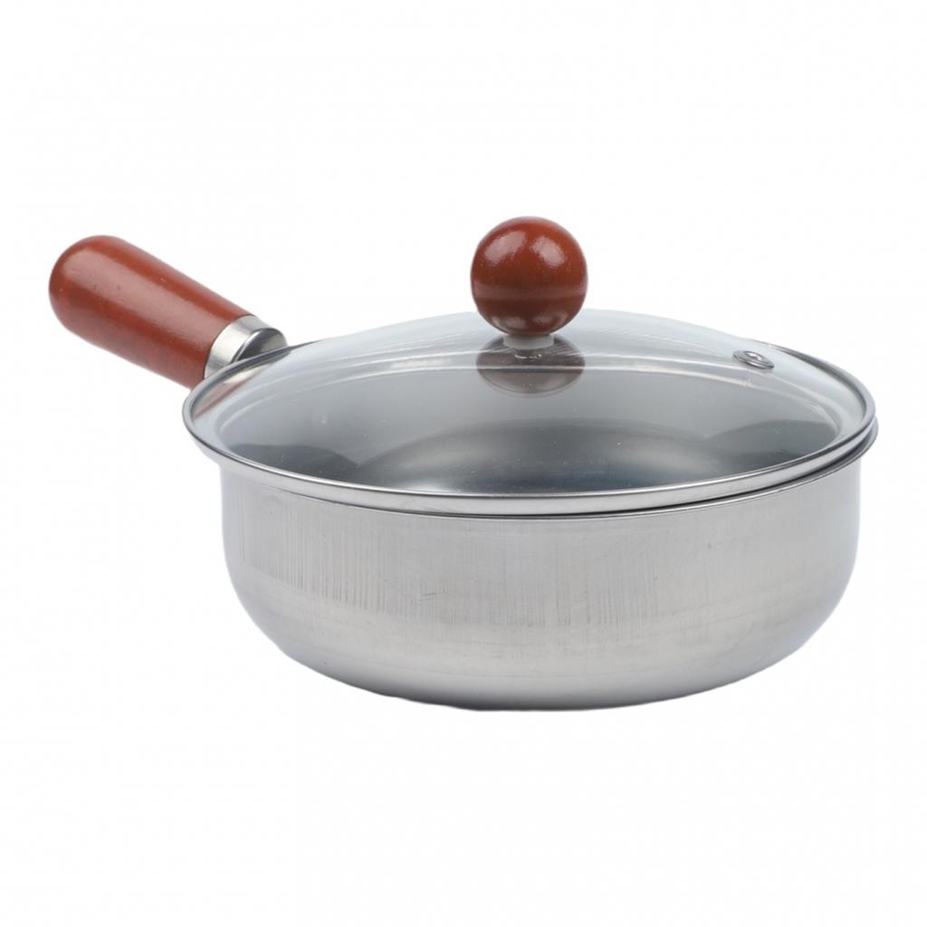 Stainless Steel Pot Baby Food Pot Cooking Bowl Heat Resistant