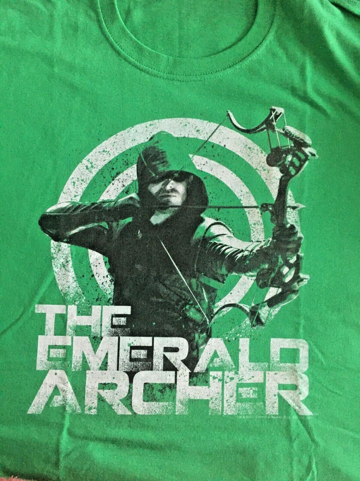DC Green Arrow The Emerald Archer Men T-Shirt -NEW Available in 2X XXL