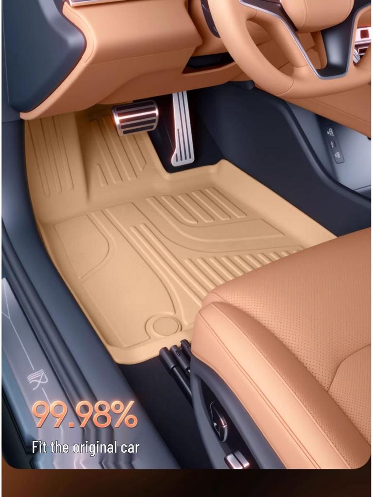 BYD Han L Floor Mats for TPEDM/EV25: New Car Interior Accessories for Driver and Passenger