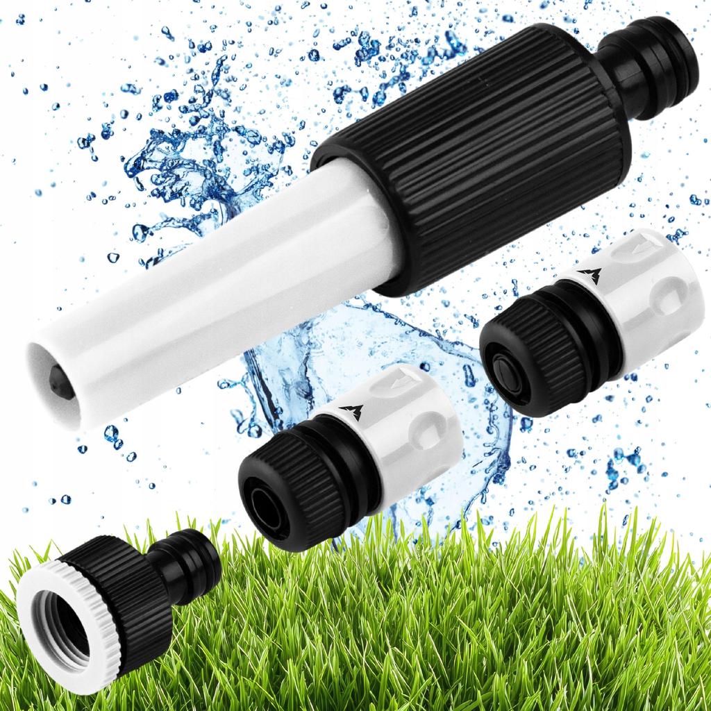 Sprinkler with a Set of 1/2” Connectors, 3/4”-1/2” Adapter Plus 2 X Quick Connectors