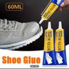 Strong Shoe Glue 60ml, Waterproof Shoe Adhesive for Repair, Fast Drying Resin for Sneakers, Boots, DIY Craft Supplies, Home Use