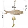 Wooden Windchime Home Decoration Wooden Door Bell Front Door Remind Bell Fish Shaped Alarming Windchime Room Decoration