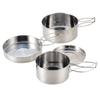 Stainless Steel Foldable 4-Piece Picnic Lunch Box Set