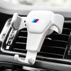 ABS Car Logo Mobile Phone Holder GPS Mounts Air Vent Clip For BMW M X1 X2 X3 X4 X5 X6 X7 F48 G01 E84 F10 F30 G11 G80 Accessories XU7