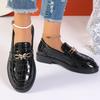 British Leather Shoes Women's 2025 Autumn New Japanese JK Platform