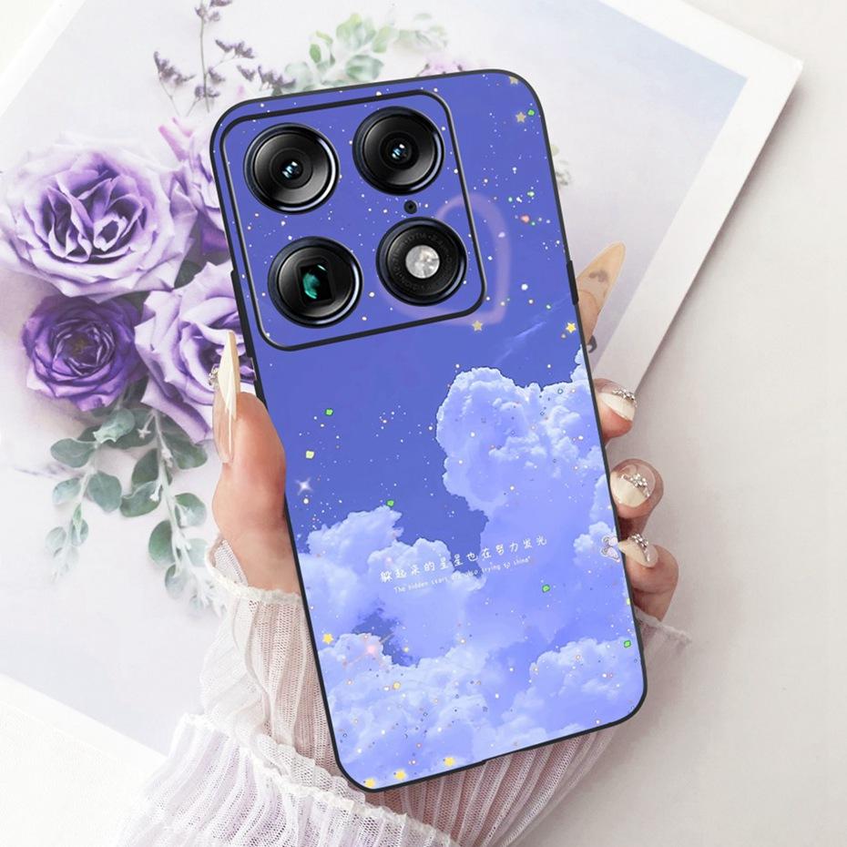Fashion Letter Phone Case For Motorola Signature XT2603-2 Back Cover For Motorola Signature 5G Soft Black Silicone Cases