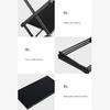 3 Tier Folding Storage Shelf Multi-Function Metal Storage Rack Heavy Duty Portable Camping Organizer for Outdoor Activities