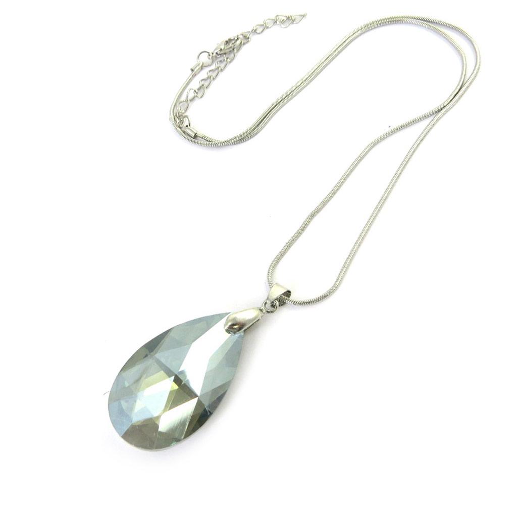

Les Trésors De Lily [M9363] - Сине-серое дизайнерское колье Crystal