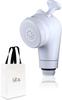 [Official Store Exclusive] ReFa FINE BUBBLE FIT White Shower Head with Shopping Bag, Nanobubbles, Water-Saving, Moisturizing, Compact Shower Head