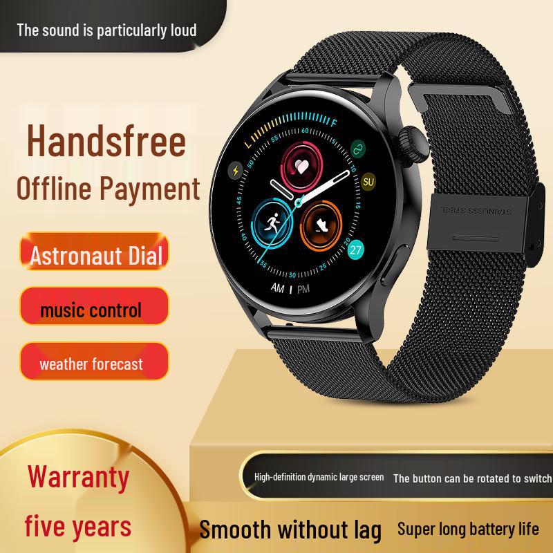 2025 Huaqiangbei Modell T05: High-End Smartwatch mit NFC, Wasserdicht, Multifunktional, Unisex-Design