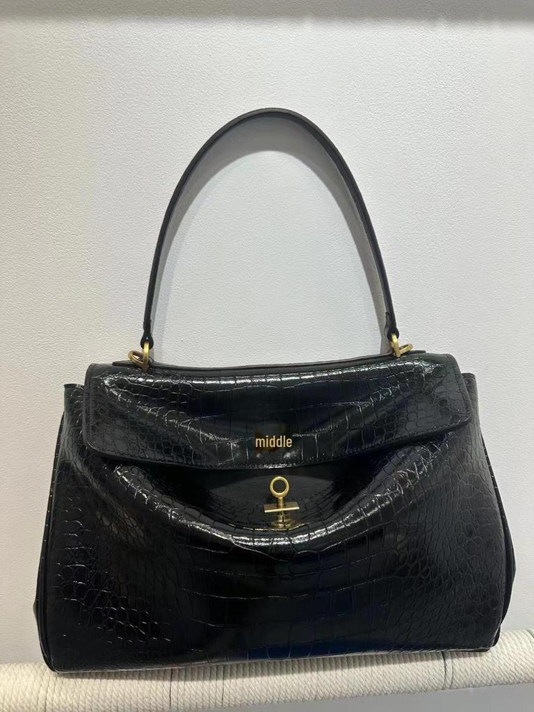 2024 Madingas Natūralios Odos Rodeo Krepšys: Didelės talpos rankinė ir krepšys per petį