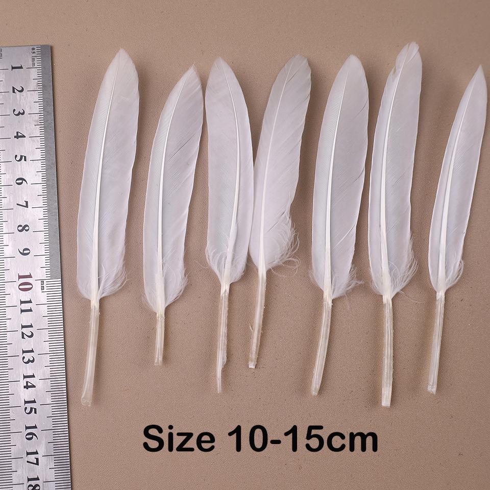 Duck Feathers for Clothes Handicraft Accessories White Golden Black Pink Peacock Goose Feather Plumas Handicraft Article