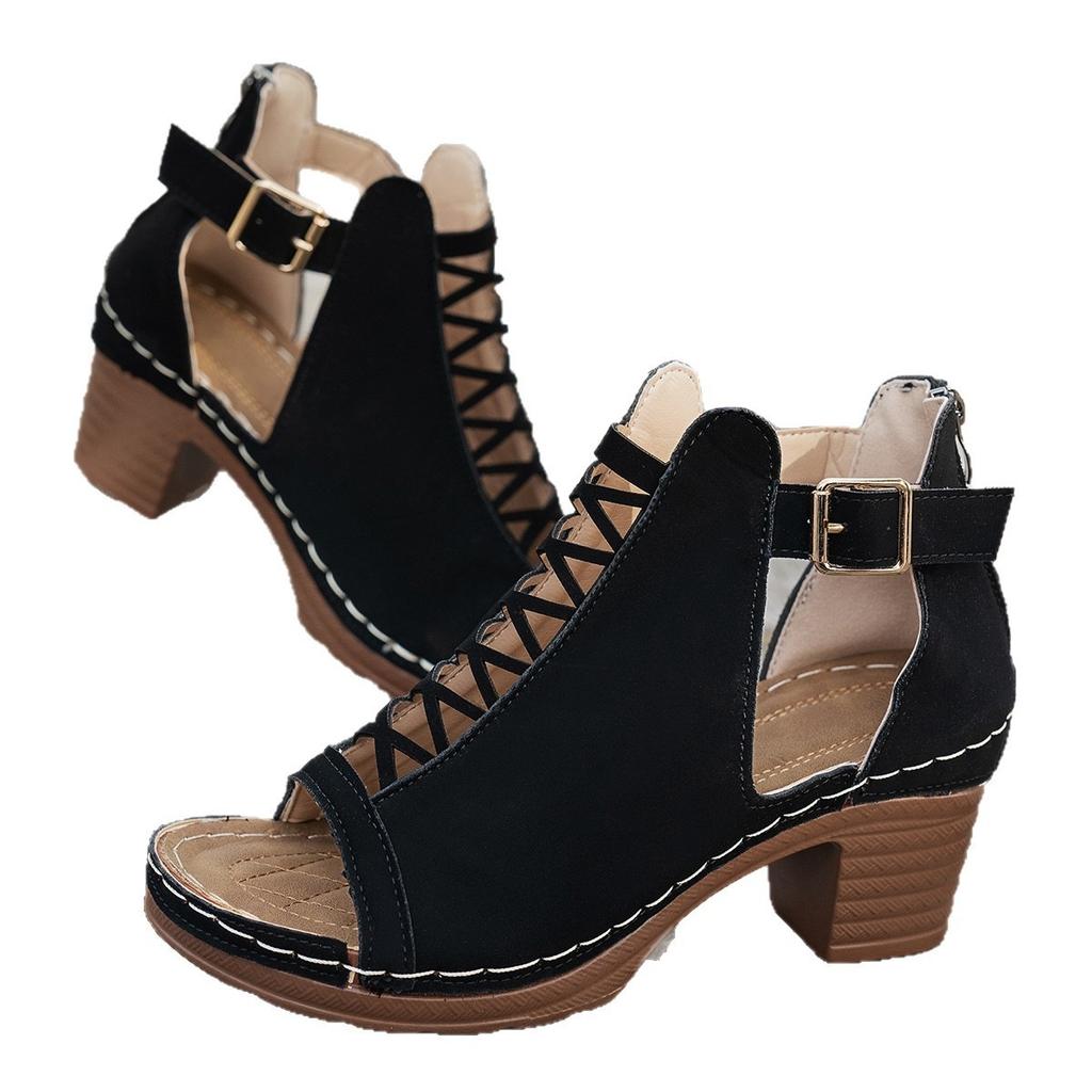 New Style Fish-toe Sandals for Women, Sheer Shoes with High Heels, Summer Slippers