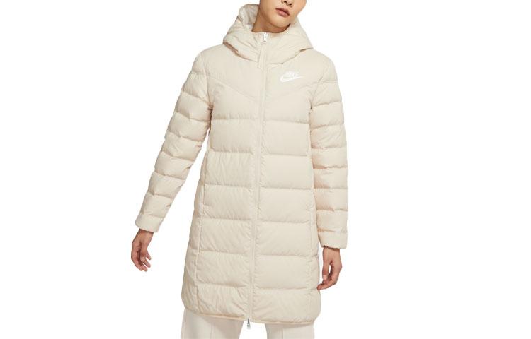 Nike Down Jackets Women s White Hooded Moderate Other CU0285-140 L