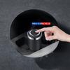 Car Ashtray with Lid LED Light Metal Liner One Open