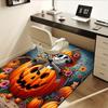 Office Rug Pumpkin Jack Halloween theme 3D Printed Anti-Slip Rug-Machine Washable for Living Room