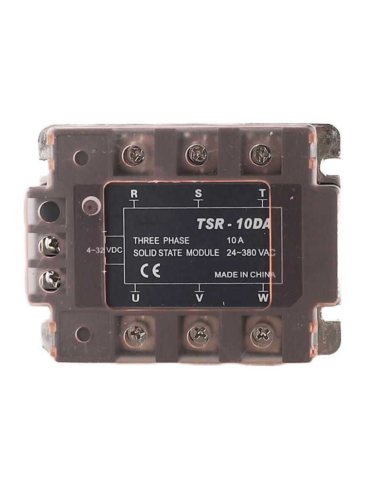 Long Lasting Performance TSR10DA Three Phase Solid State Relay AC380V 40A Module with Thick Heat Dissipation Bottom Plate
