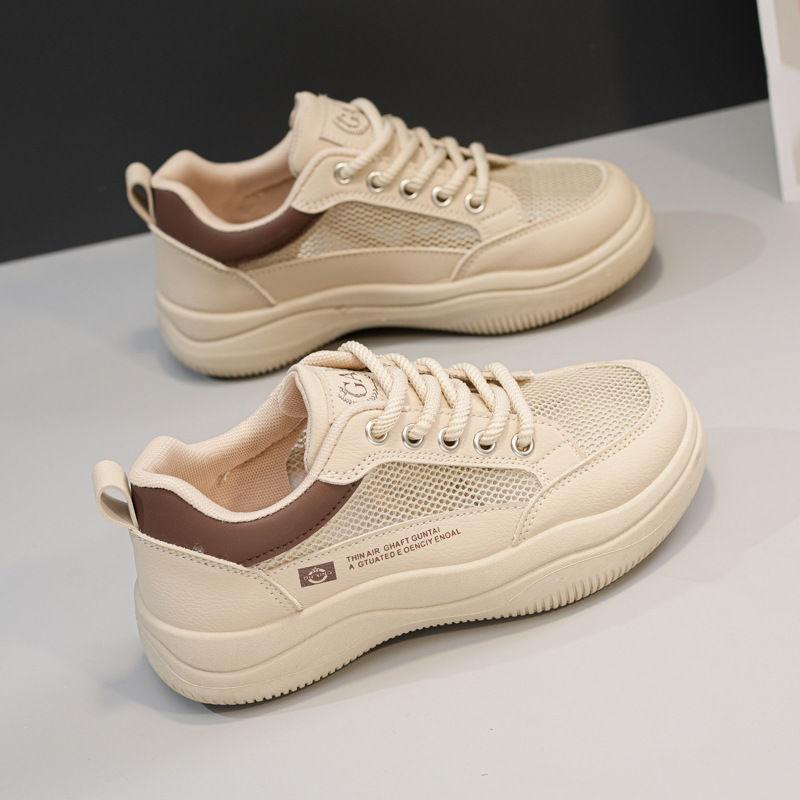 

Little white shoes women s 2025 summer new light sports Korean version ins tide increase casual shoes soft sole comfortable women s shoes 40 хаки