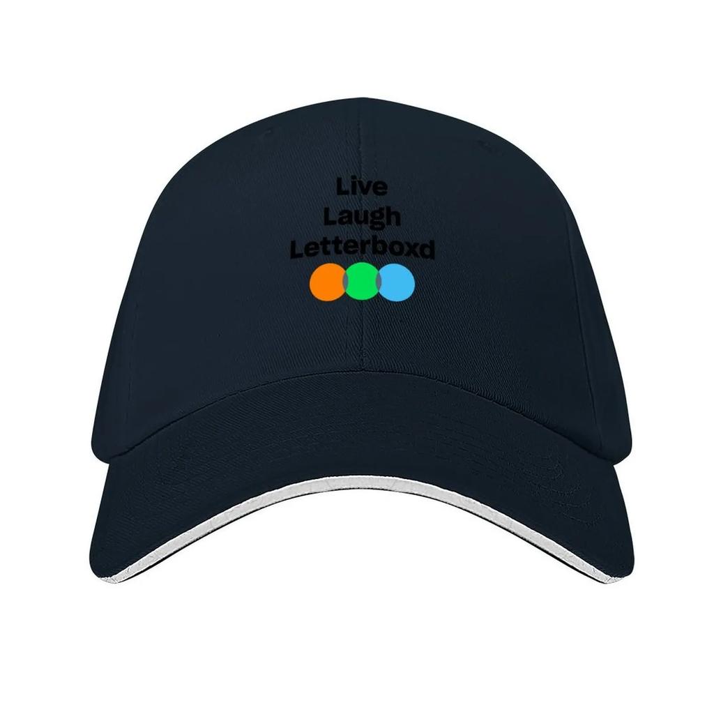 Live Laugh Letterboxd Baseball Cap Hat Unisex Luxury Beach Designer Cap Funny Hat Caps Women Unisexs
